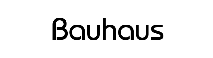 Free Bauhaus Font For Mac